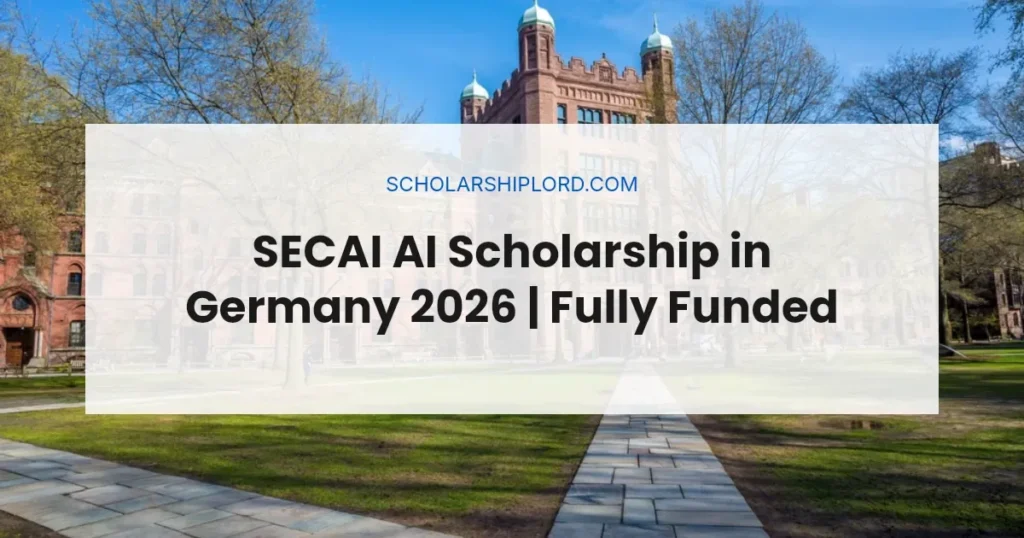 SECAI AI Scholarship in Germany 2026 | Fully Funded