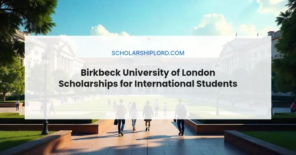 Birkbeck University of London Scholarships for International Students 2026 | Funded