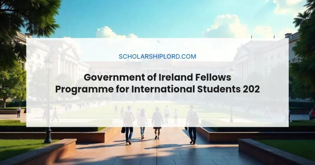 Government of Ireland Fellows Programme for International Students 2027 | Fully Funded