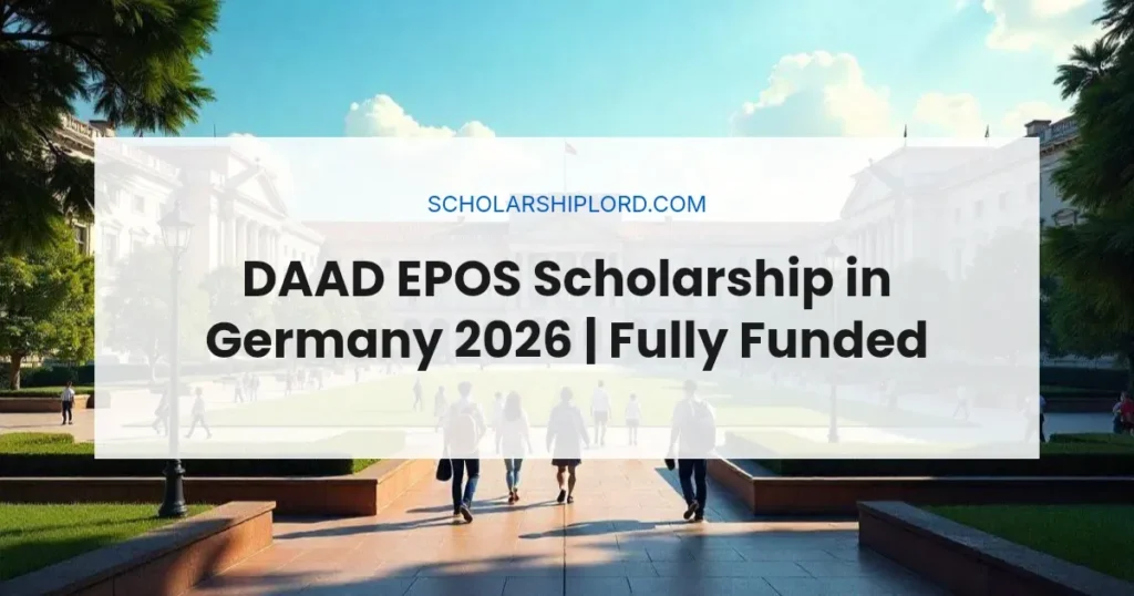 DAAD EPOS Scholarship in Germany 2026 | Fully Funded