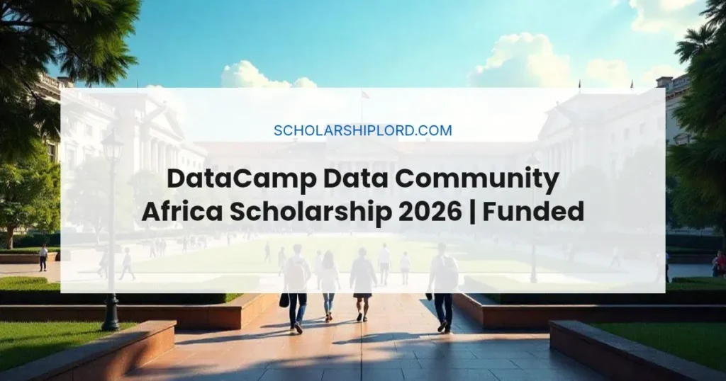 DataCamp Data Community Africa Scholarship 2026 | Funded